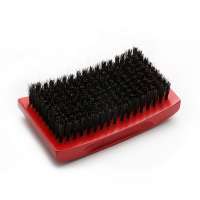 Custom bristle square red 360 wave detangling hair brush