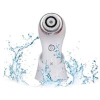 Wholesale Private Label Rechargeable Exfoliating Electric Sonic Waterproof Facial Cleansing Brush